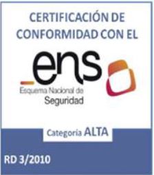 Logo del Certificación de conformidad con el ENS